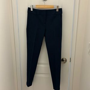 Loft straight leg blue trousers